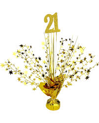 TABLE CENTREPIECE GOLD 21