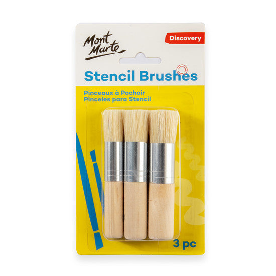 STENCIL BRUSHES 3PC