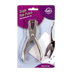 HOLE PUNCH SINGLE SILVER