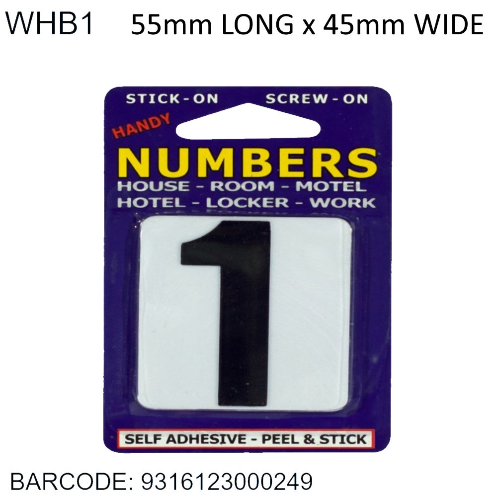 NUMBERS ADHESIVE 1