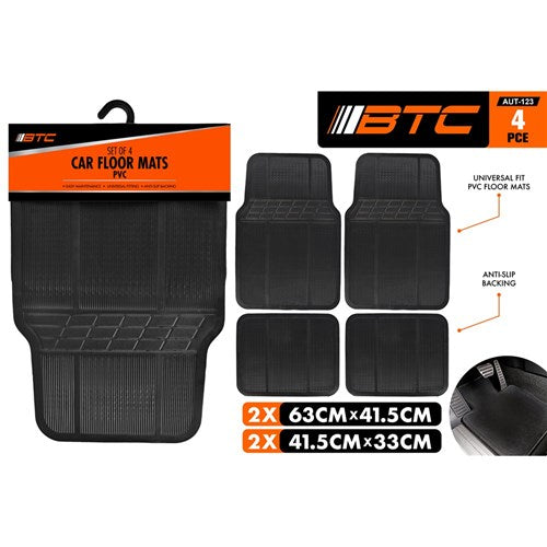 CAR MATS RUBBER 4PC
