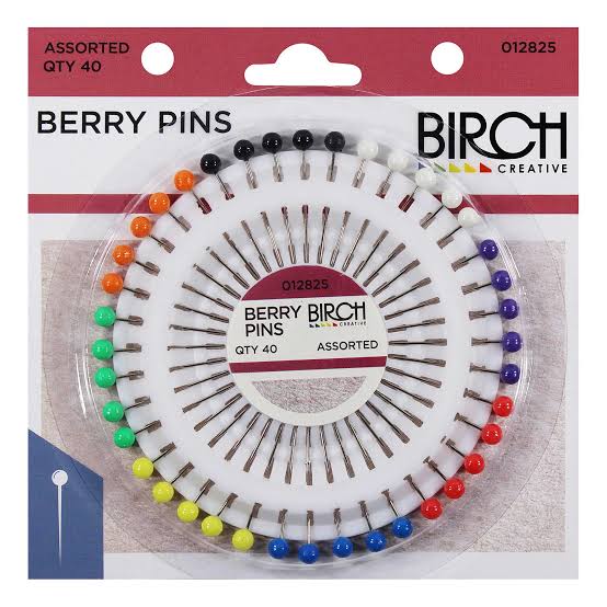 PINS BERRY ROSETTE ASST