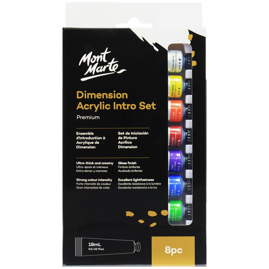 DIMENSION ACRYLIC PAINT INTRO SET 8PCX18