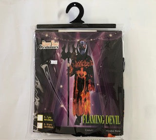 COSTUME KIDS FLAMING DEVIL