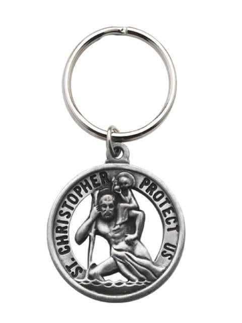 ST CHRISTOPHER KEYRING