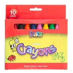 CRAYONS JUMBO 10PK