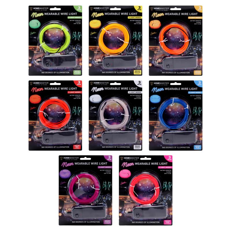 NEON FLEXI WIRE LIGHT 3 MODES FLU