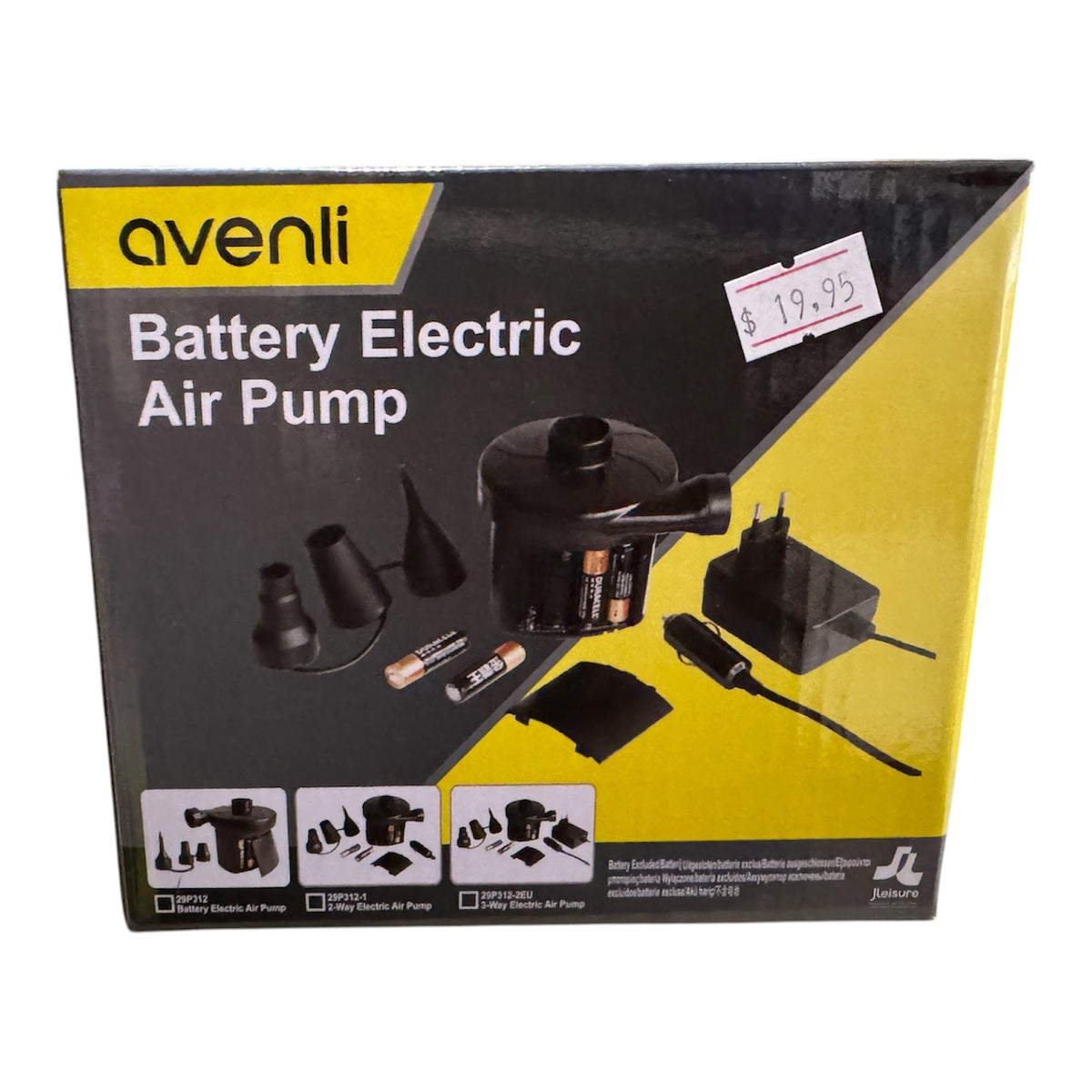AIR PUMP 2-WAY BATTERY ELECTRIC
