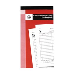 RESTAURANT DOCKET BOOK 50SHEETS