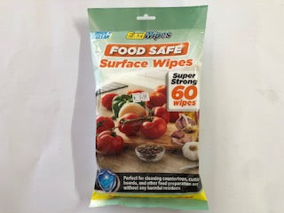 WIPES FOOD SURFACE PK60
