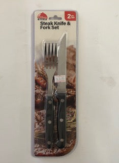 STEAK KNIFE & FORK SET