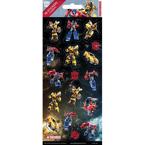 STICKER SHEET TRANSFORMERS