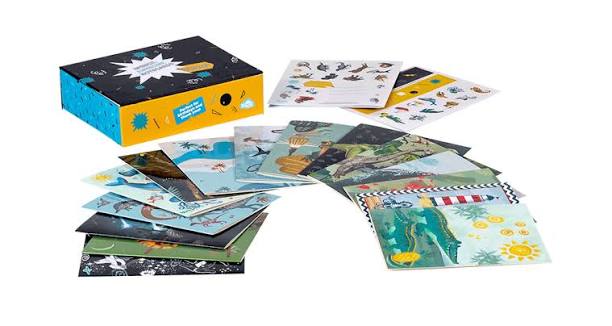 NOTE CARD SET 12PC AWESOME