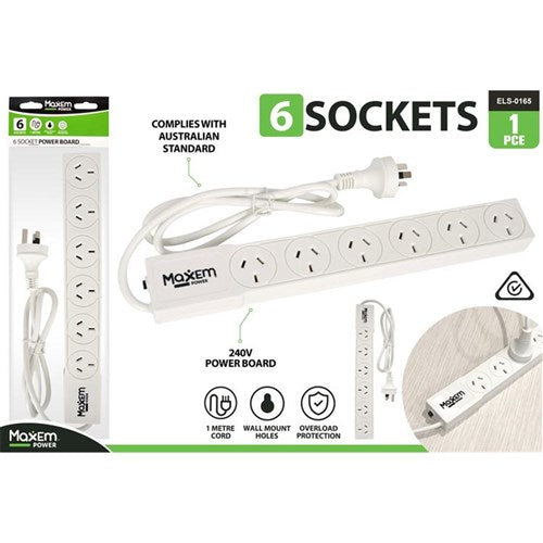 POWERBOARD 6 WAY