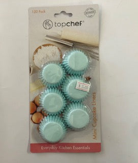 CUPCAKE LINERS MINI PK120 ASST CLRS
