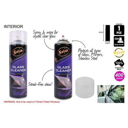 GLASS CLEANER 5STAR 400G
