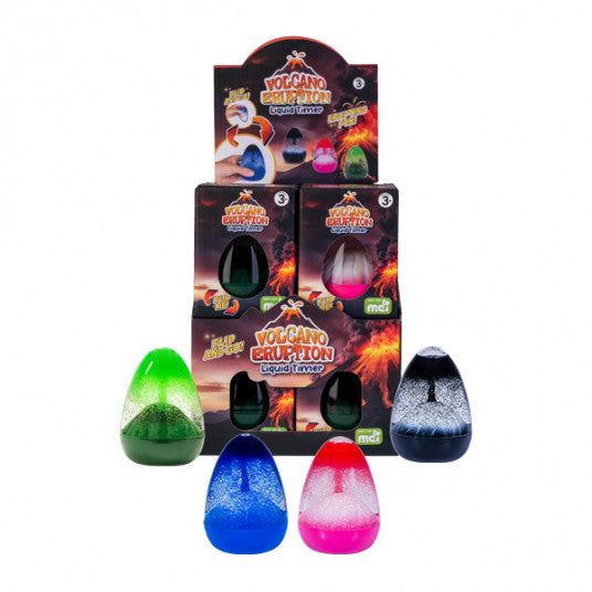 VOLCANO ERUPTION LIQUID TIMER