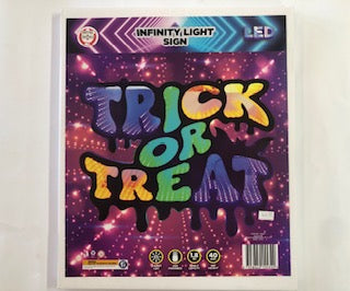 HALLOWEEN SIGN INFINITY LIGHT 40CM