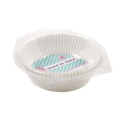 LINERS RND TIN 25PK 22CM