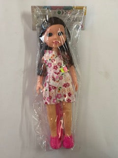 DOLL W/COMB 31CM 2PC