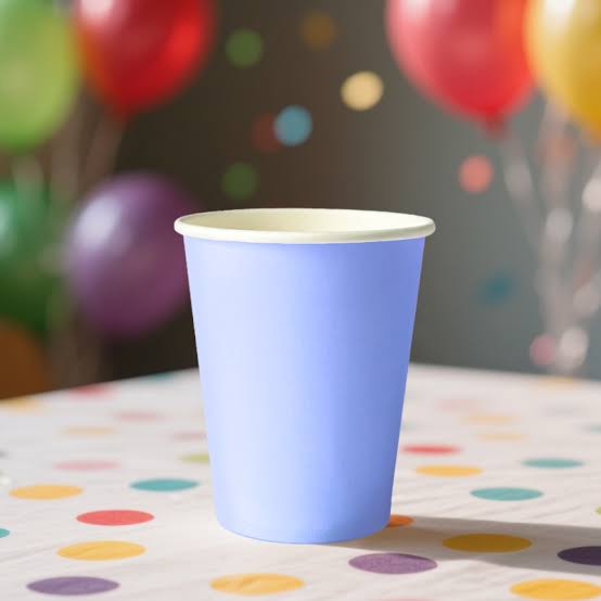 PAPER CUPS BABY BLUE