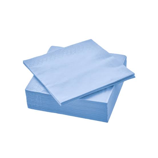 NAPKINS 33X33CM BABY BLUE