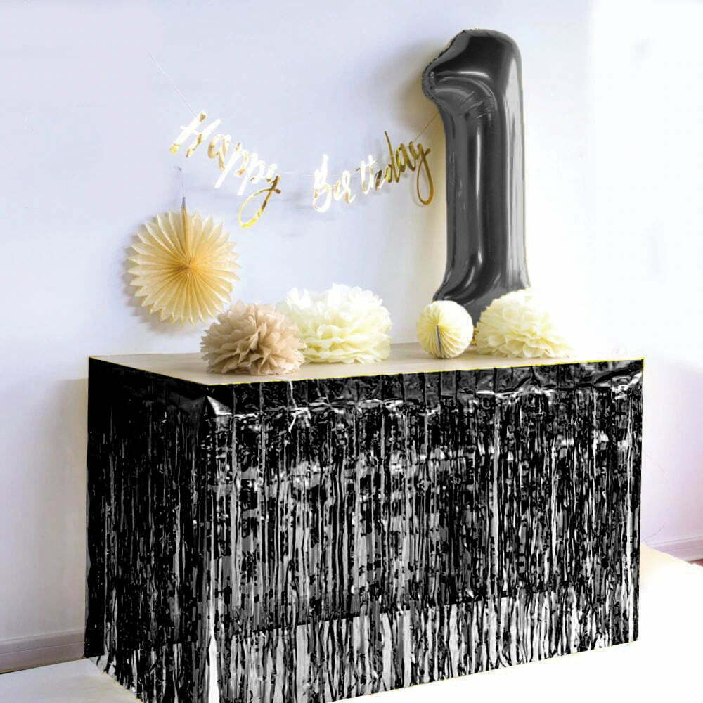 TABLE SKIRT BLACK