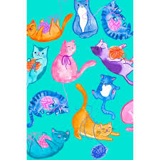 A4 BOOKCOVER CRAZY CATS 2