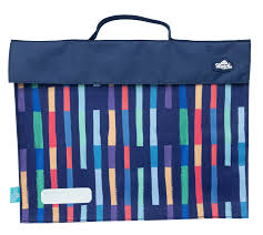 LIBRARY BAG BRIGHT STRIPES