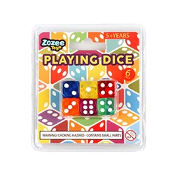 DICE COLOURED PK6