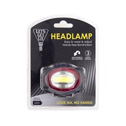HEAD LAMP COB ASST CLRS