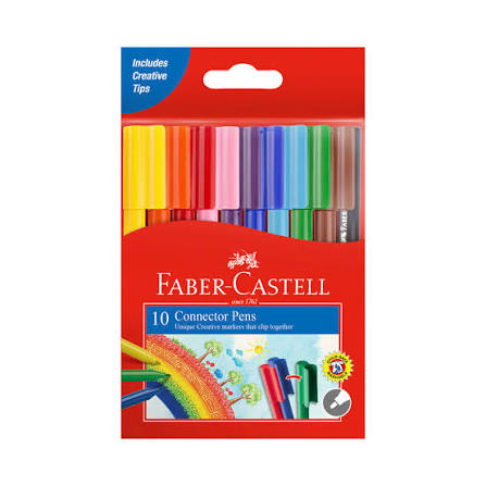 CONNECTOR PENS 10PK FABER-CASTELL