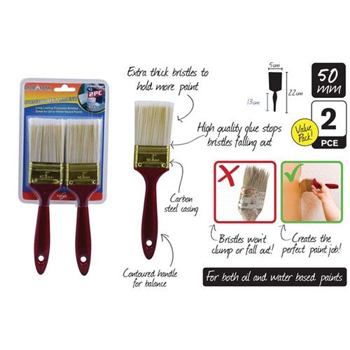 PAINT BRUSH 50MM 2PC