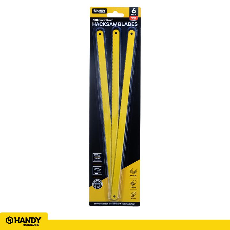 HACKSAW BLADES 300MM 6PC