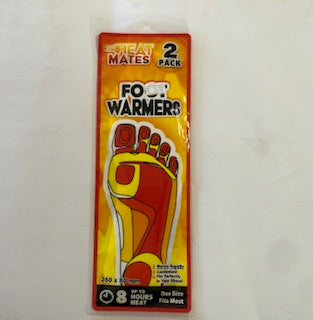 HEAT MATES FOOT WARMERS PK2