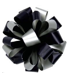 BOW DUO TONE BLK/SILVER