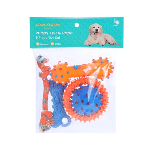PUPPY TOY PACK 5PC