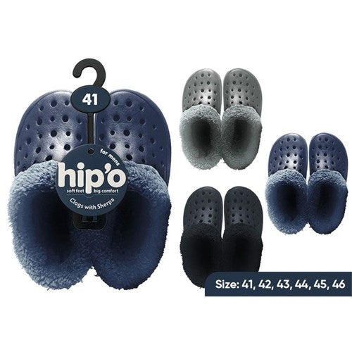 CLOGS MENS SHERPA LINED ASST