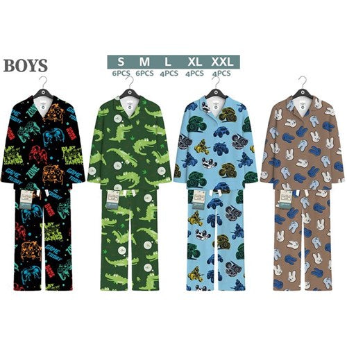 PYJAMAS BOYS FLEECE 2PPC