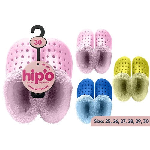CLOGS TODDLERS SHERPA LINED