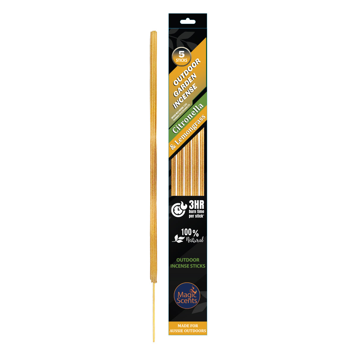 INCENSE STICKS OUTDOOR CITRONELLA L/GRAS
