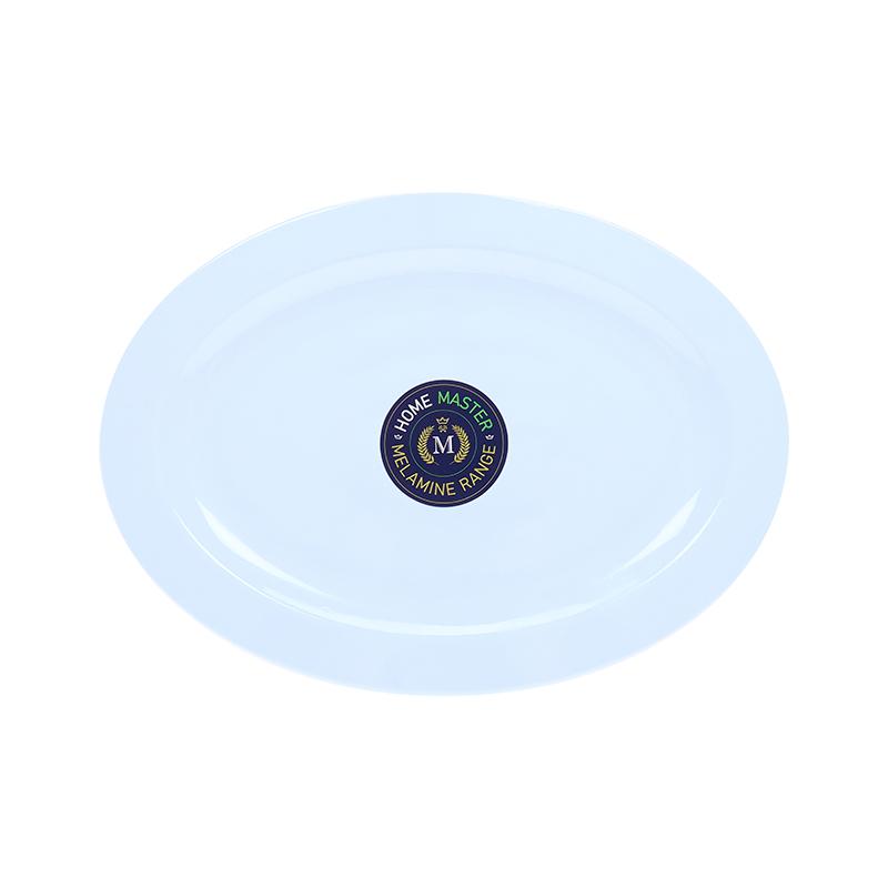MELAMINE OVAL PLATTER 22X30CM