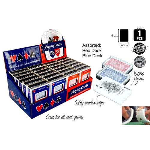 PLAYING CARDS W/CASE