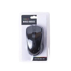 MOUSE WIRED BLACK