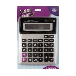CALCULATOR DESKTOP SILVER