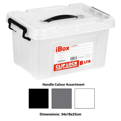 CLIP LOCK LID BOX 8LT