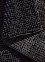 BATH MAT CHENILLE BLACK