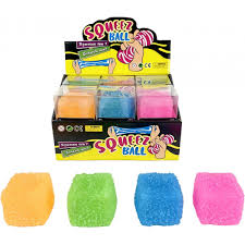 SQUISHY TEXTURED CUBE 5.5CM