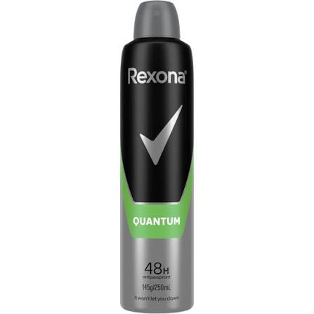 REXONA DEODORANT 250ML QUANTUM