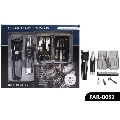 GROOMING KIT MENS ESSENTIAL 10PC